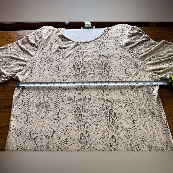 Cathy Daniels print top, XL - Picture 9 of 10